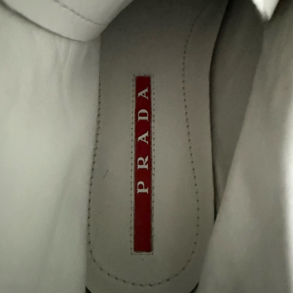 Prada White Sneakers (3T5848) - Picture 4 of 15